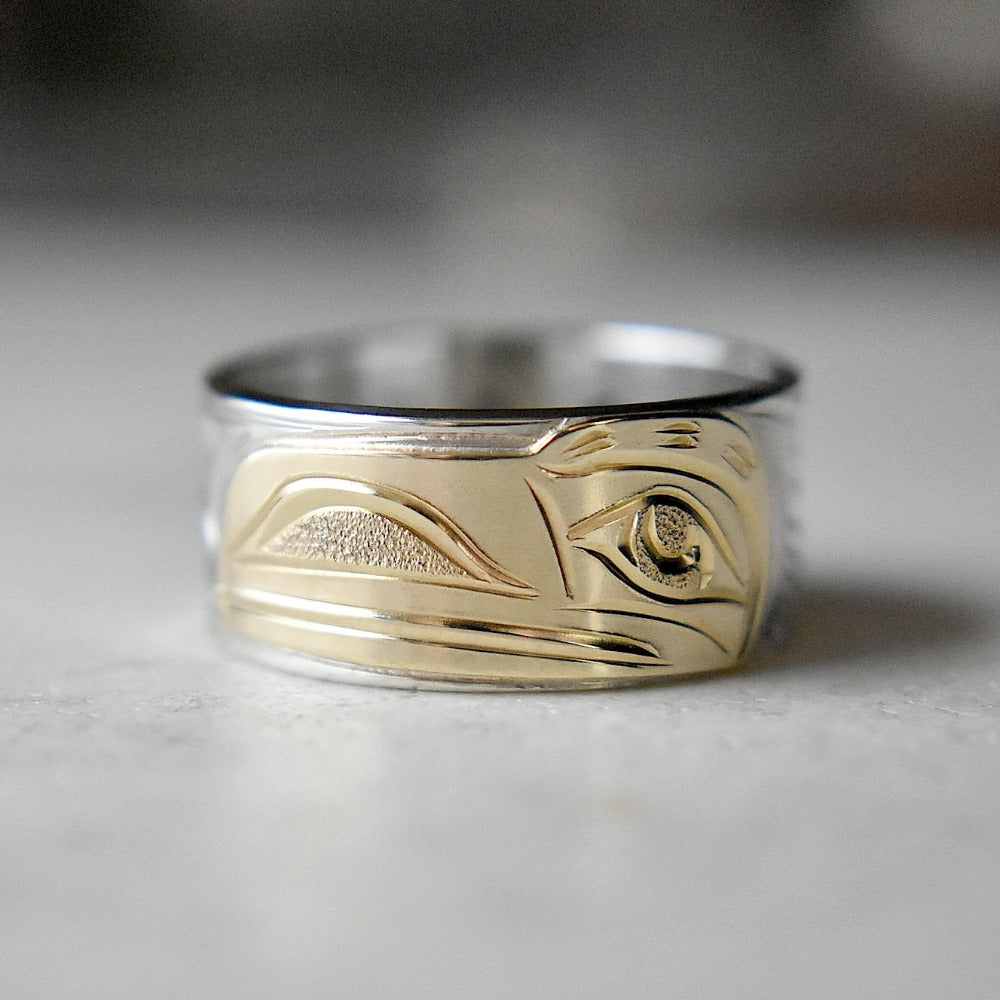 Dainty Gold Overlay Ring for Women - Thin & Flat Minimalist Band - Perfect for Stacking, Everyday Wear & Special Occasions