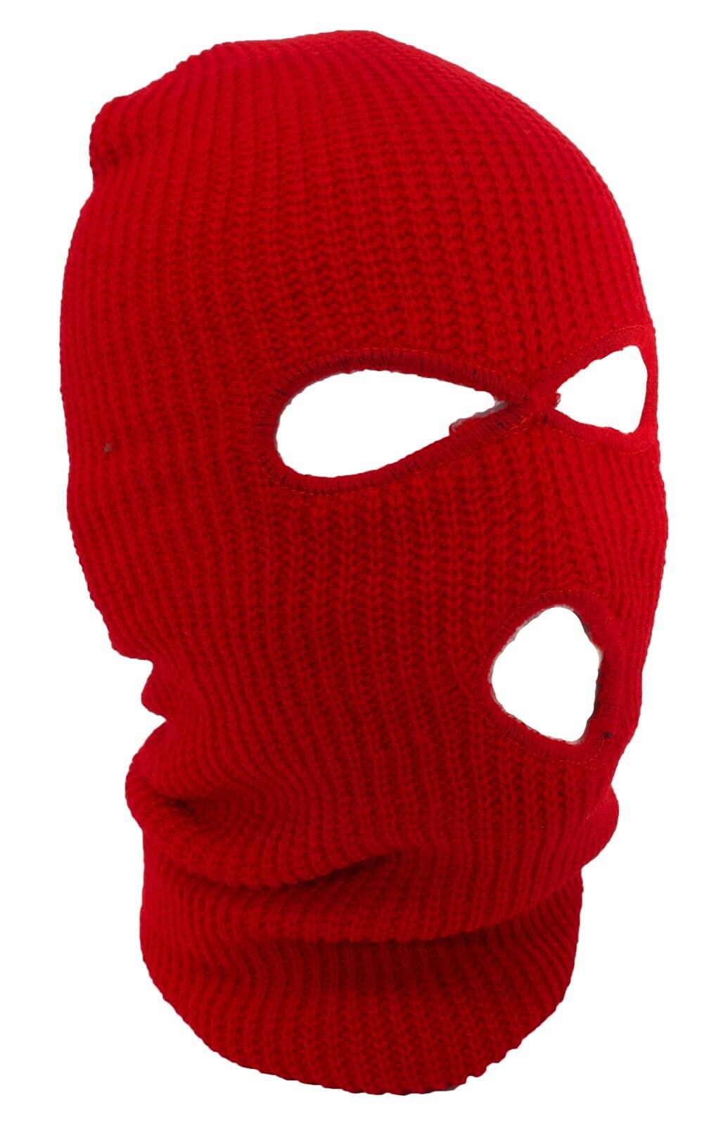 Warm Knit Ski Mask Balaclava - Full Face Cover Winter Hat for Adults | Cold Weather, Snowboarding & Outdoor Activities