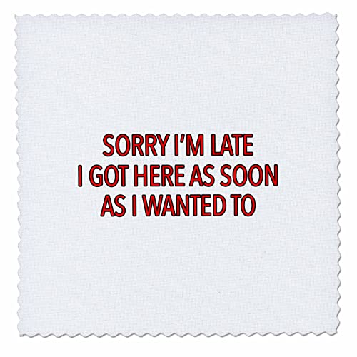 Sorry Im Late I Got Here as Soon as I Wanted to Re