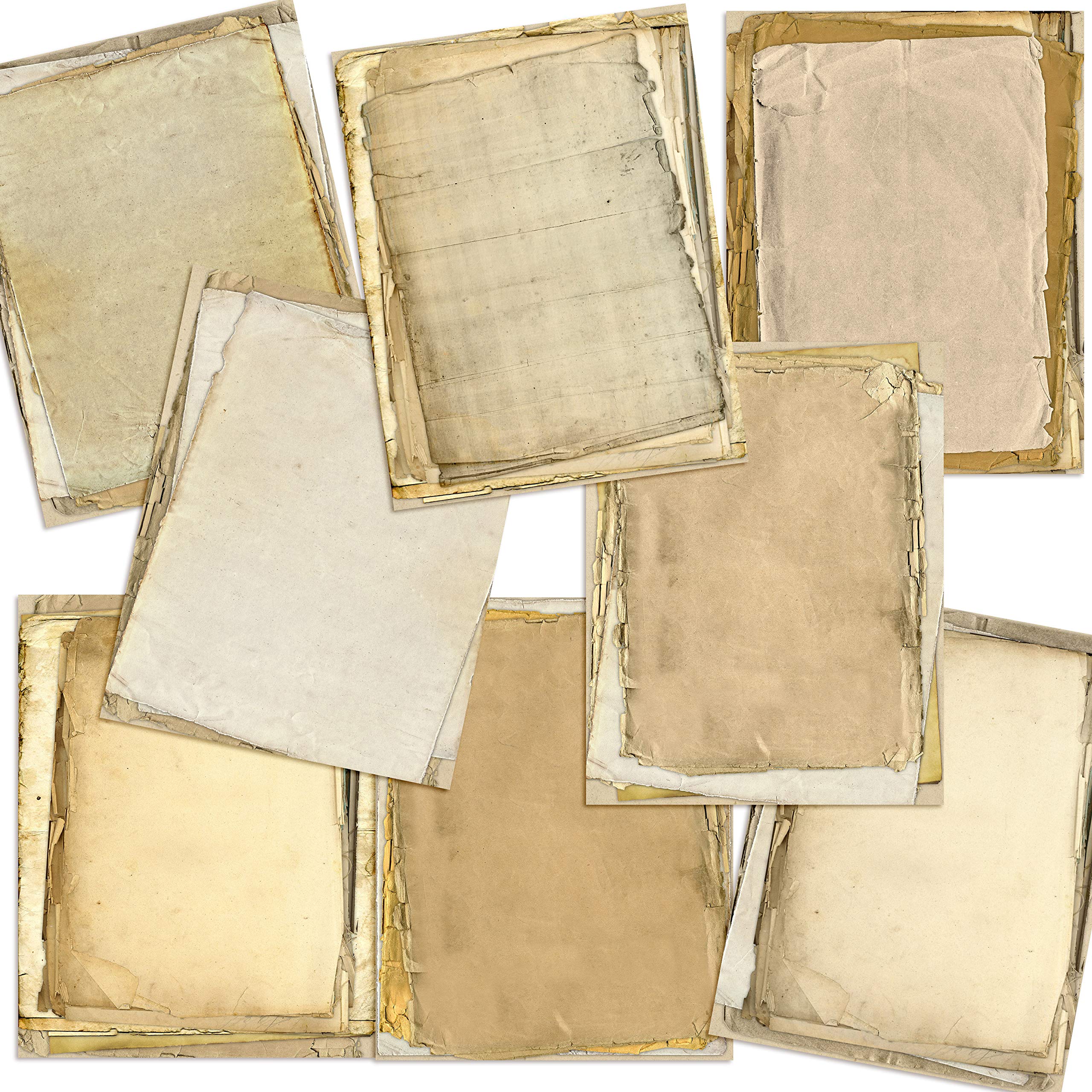 EZ Journal 7077 Paper Stacks - Premium Journal Paper Pack for Scrapbooking, Bullet Journaling & Creative Writing | Perfect for DIY Projects, Gift Wrapping & Office Use