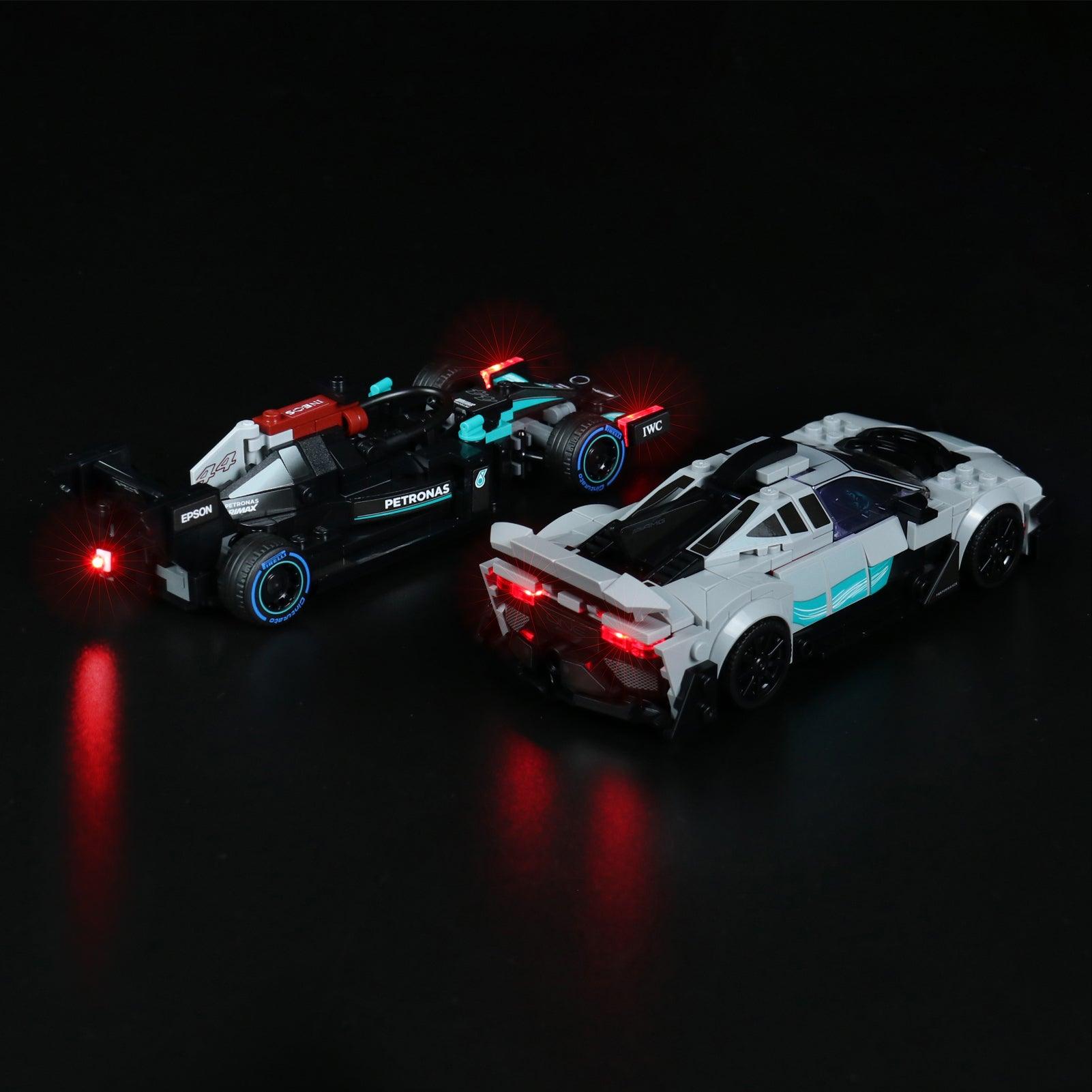 Best Light Kit for LEGO Speed Champions Mercedes AMG 76909 - DIY Car Model Lighting Set for Display & Night Showcase