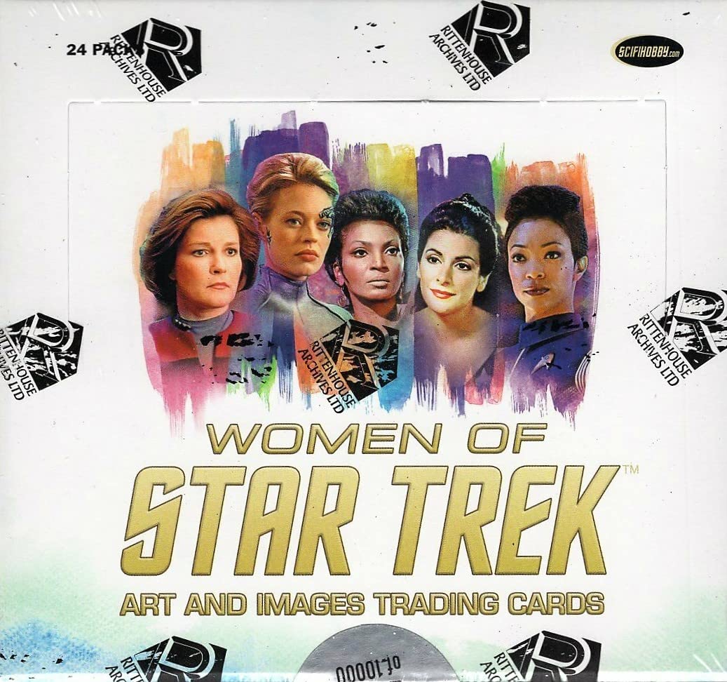 2021 Rittenhouse Archives The Women of Star Trek Art & Images Trading Cards - Factory Sealed Collector's Box | Perfect for Sci-Fi Fans, Gift Giving & Card Collectors