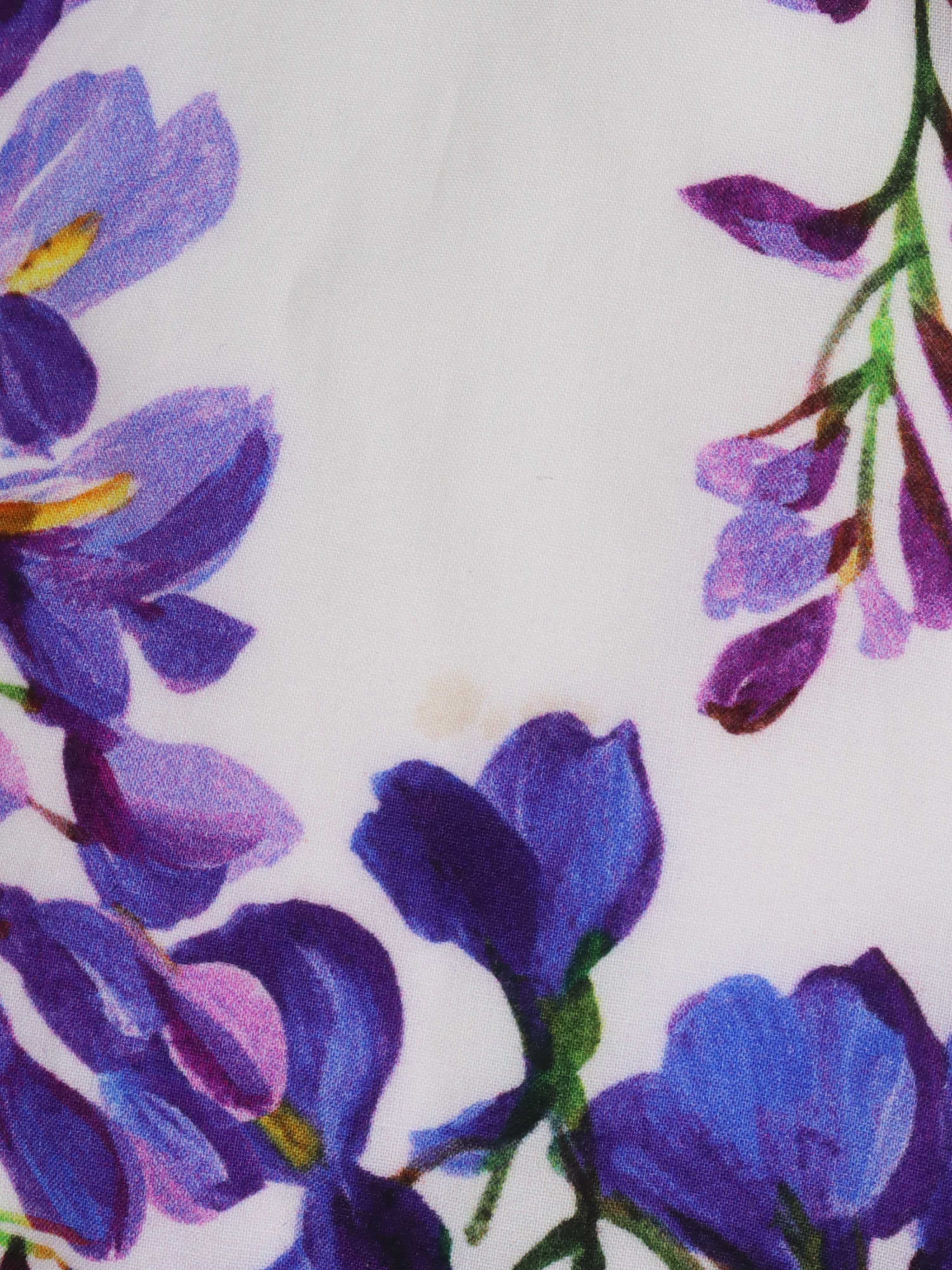 Dolce & Gabbana Purple Floral Mini Dress for Women | Elegant Summer Party Cocktail Dress | Perfect for Weddings, Date Nights & Special Occasions
