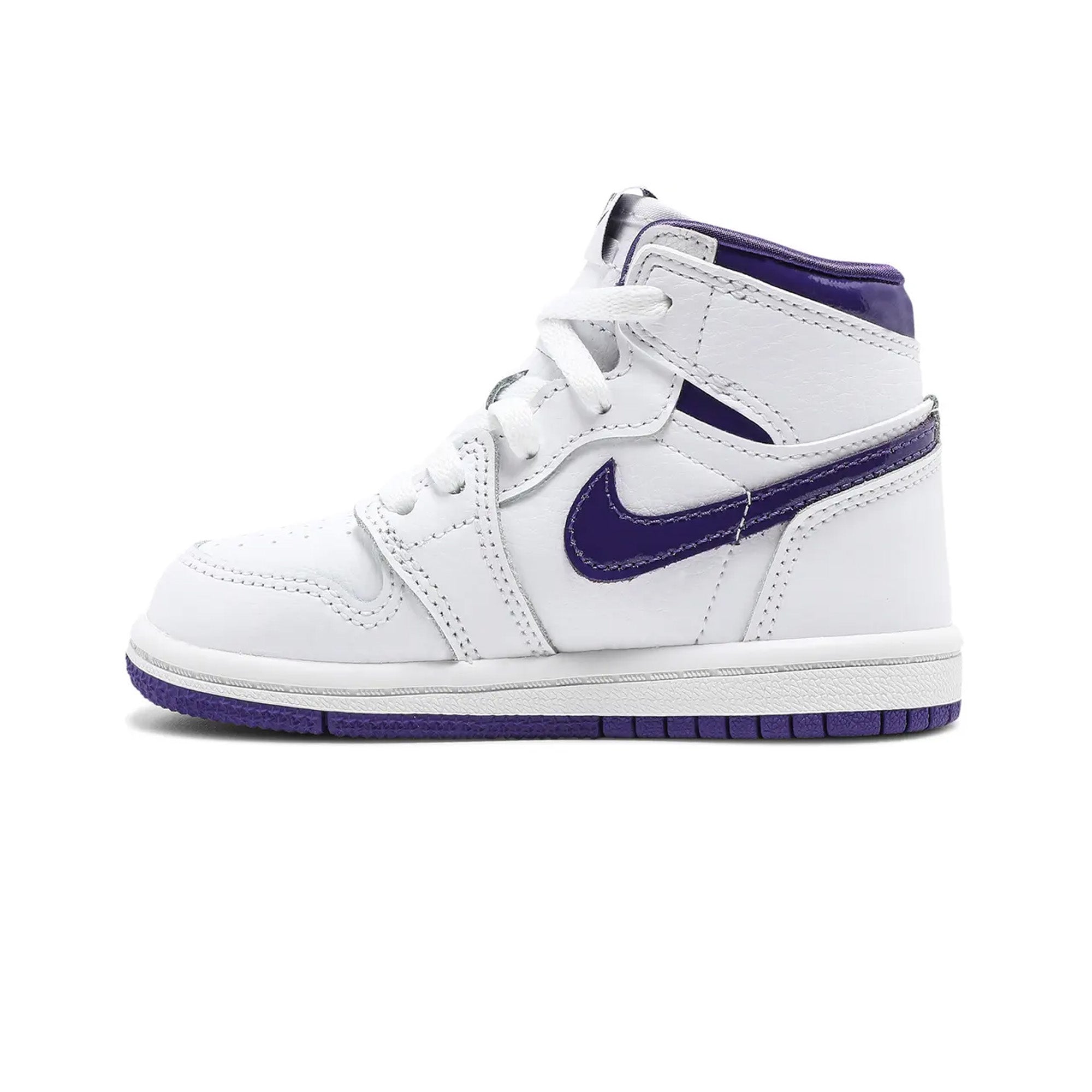 Air Jordan 1 Retro High 'Court Purple' TD Sneakers (2021) - Men's Basketball Shoes for Streetwear & Casual Fashion