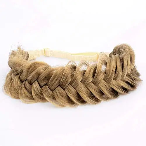 Stylish Synthetic Hair Braided Headband for Women – Fashionable Hair Accessory for Everyday Wear, Parties & Special Occasions