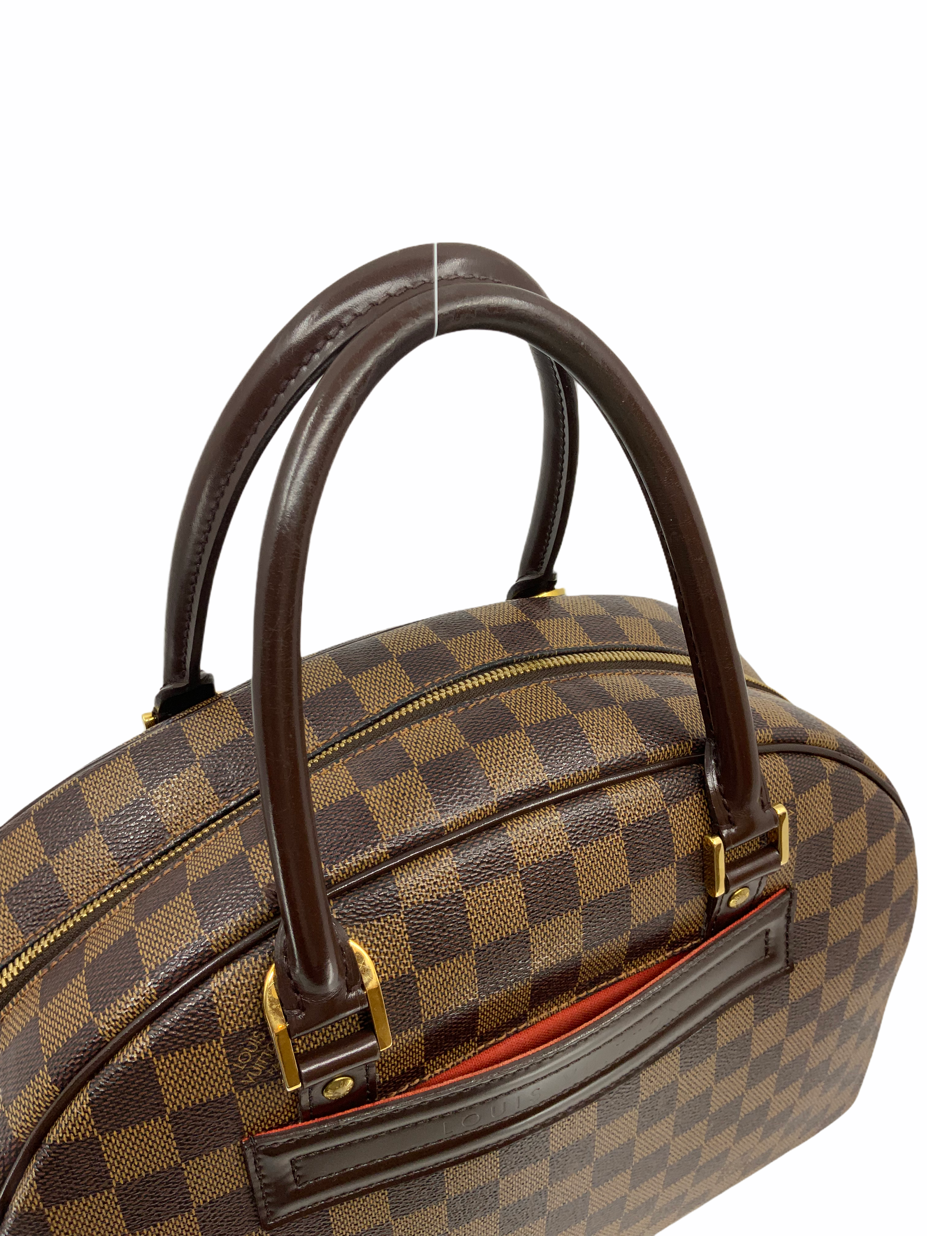 Authentic Louis Vuitton Damier Ebene Nolita Crossbody Bag - Luxury Leather Handbag for Women, Perfect for Work, Travel & Evening Events