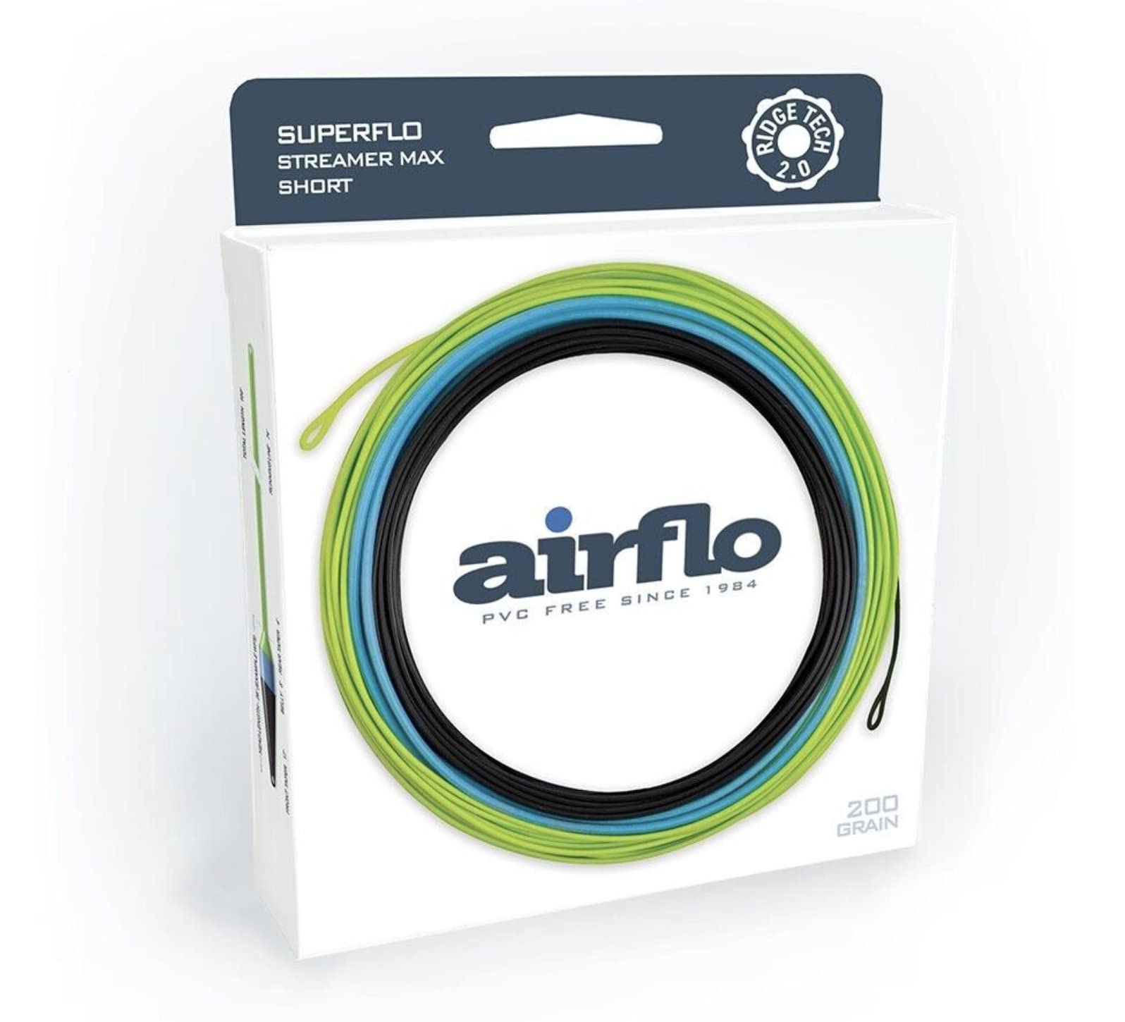 AIRFLO Ridge 2.0 Superflo Streamer Max Short Fly Line - Premium Fly Fishing Line for Trout & Bass - Perfect for Small Streams & Tight Casting Spaces