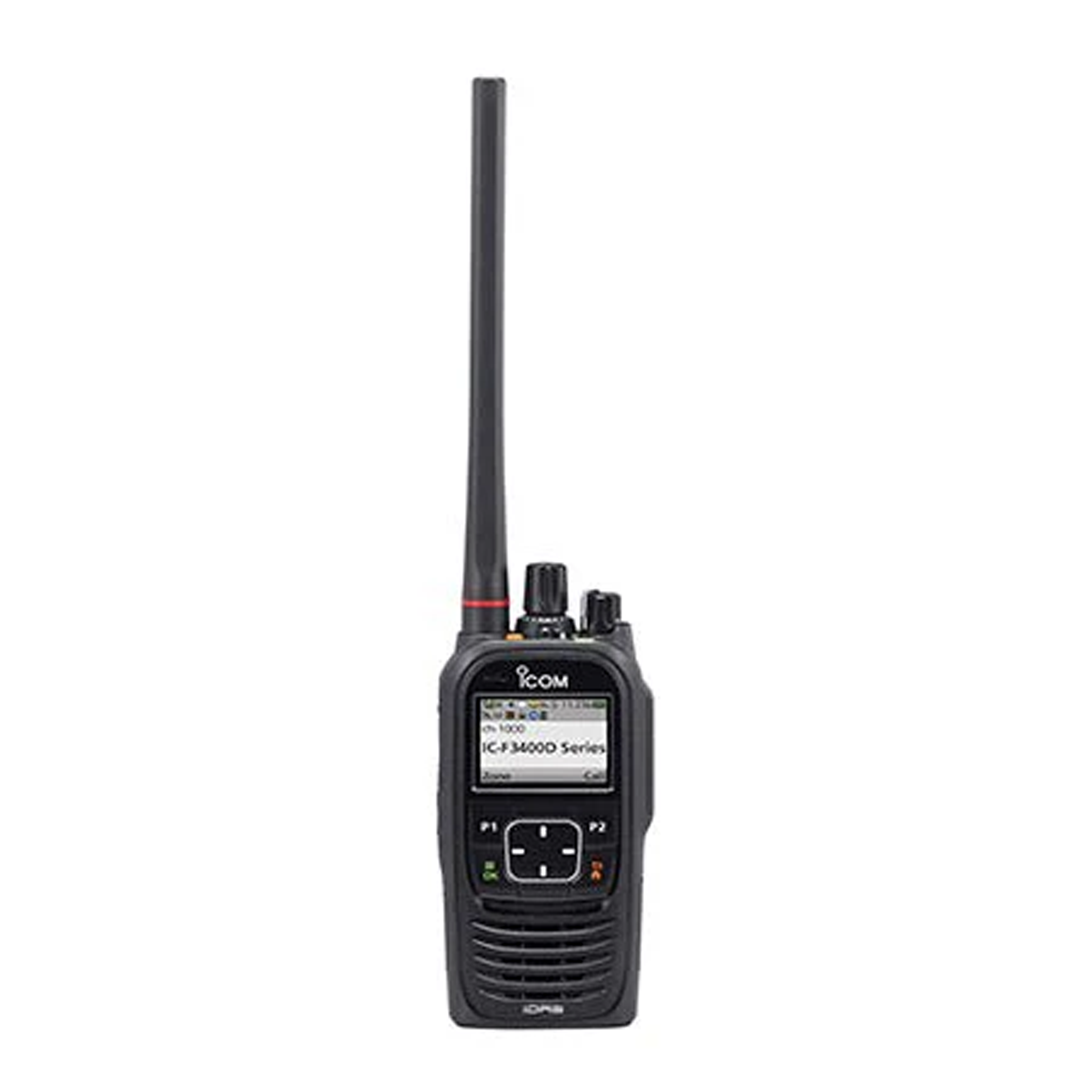 Icom F4400DS UHF Portable Two Way Radio with LCD Display | Long Range Communication for Construction, Security & Outdoor Activities