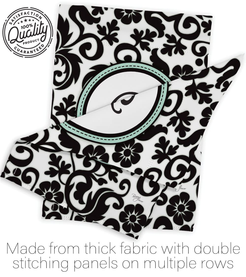 Damask E Initial House Flag Set 28x40