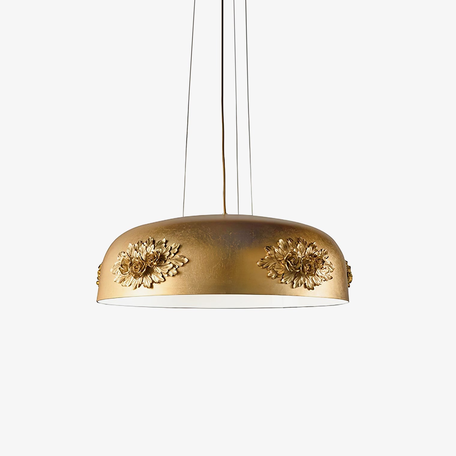 Vintage Gold Tuzzi Pendant Light - Elegant Hanging Chandelier for Dining Room, Kitchen Island & Bedroom Lighting Decor
