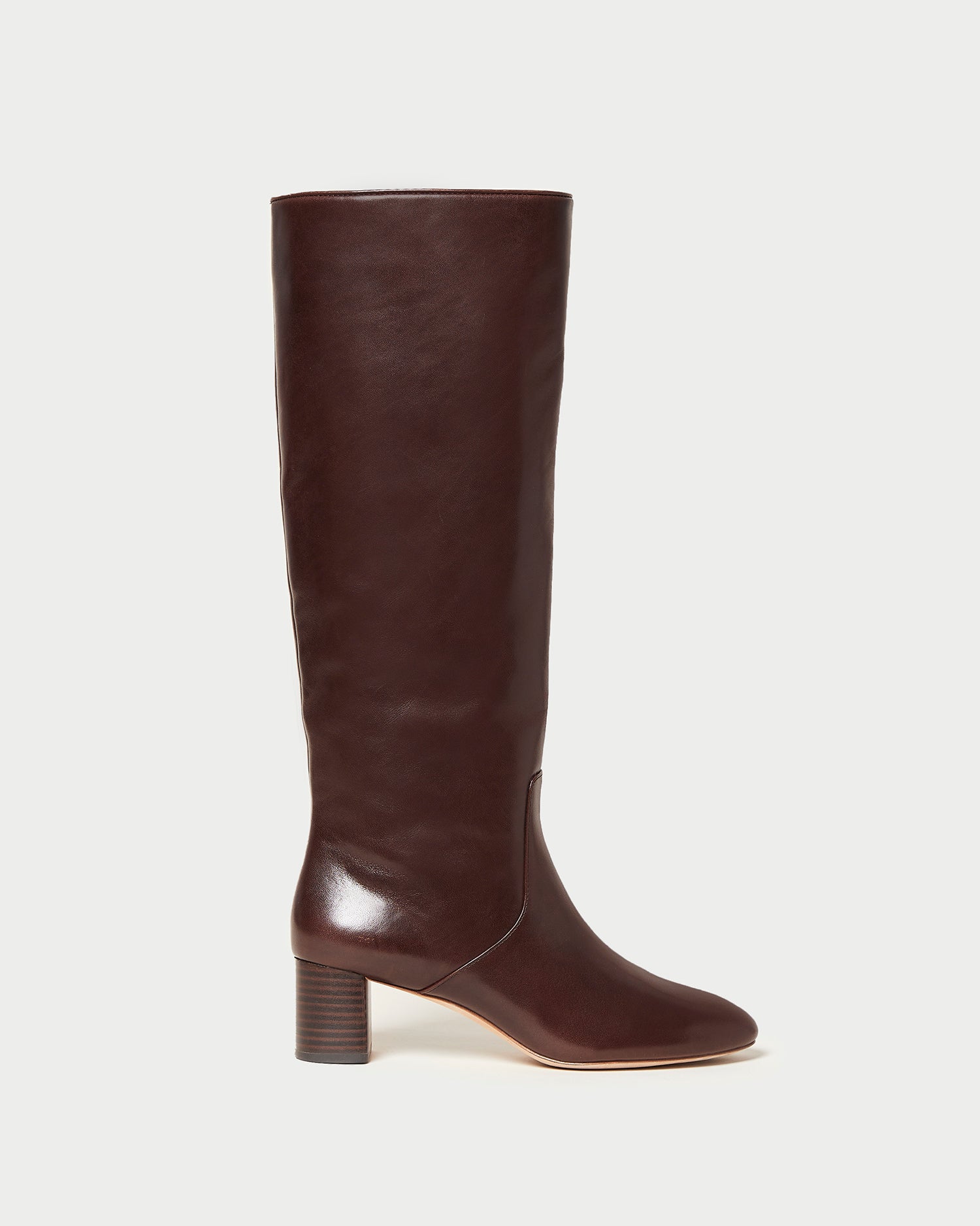 Gia Espresso Tall Boots - Women's Fashion Knee High Leather Boots for Fall & Winter - Perfect for Office, Casual Outfits & Date Nights