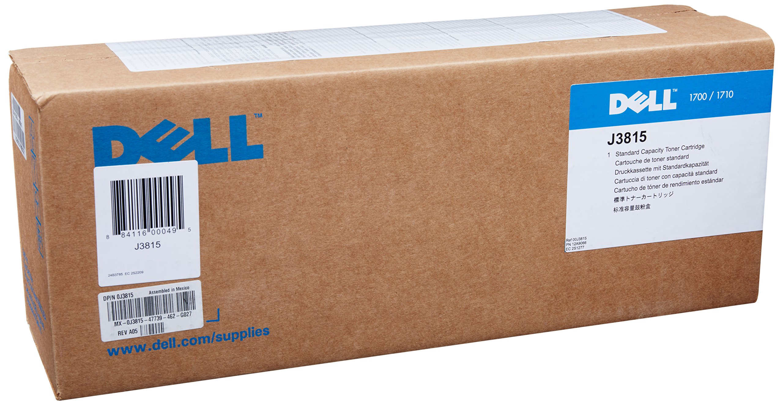 Original Dell J3815 Toner Cartridge - High Yield Replacement for Dell 1250c/2150cdn Printers - Perfect for Home, Office & Small Business Printing Needs