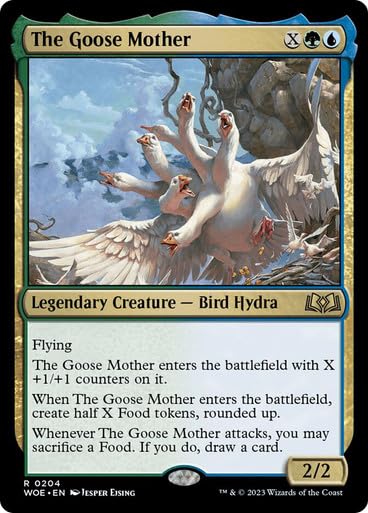 The Goose Mother (204) Wilds of Eldraine MTG Card - Collectible Trading Card Game for Magic: The Gathering Players and Enthusiasts | Perfect for Deck Building and Competitive Play
