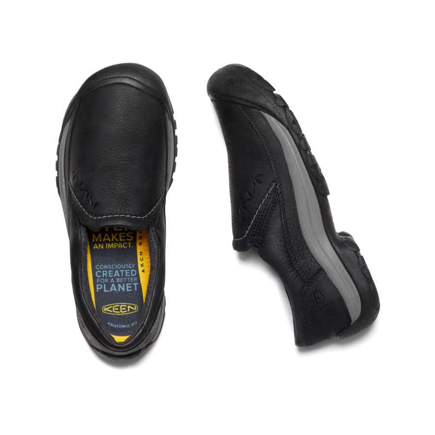 Women's Kaci III Winter Slip On Shoes - Waterproof & Warm Snow Boots for Women, Black/Steel Grey | Perfect for Snowy Days, Winter Hiking & Cold Weather Commutes