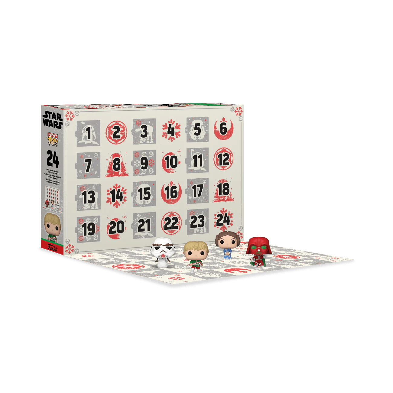 Star Wars Holiday 2022 Funko Advent Calendar - 24 Days of Collectible Figures & Toys for Christmas Countdown