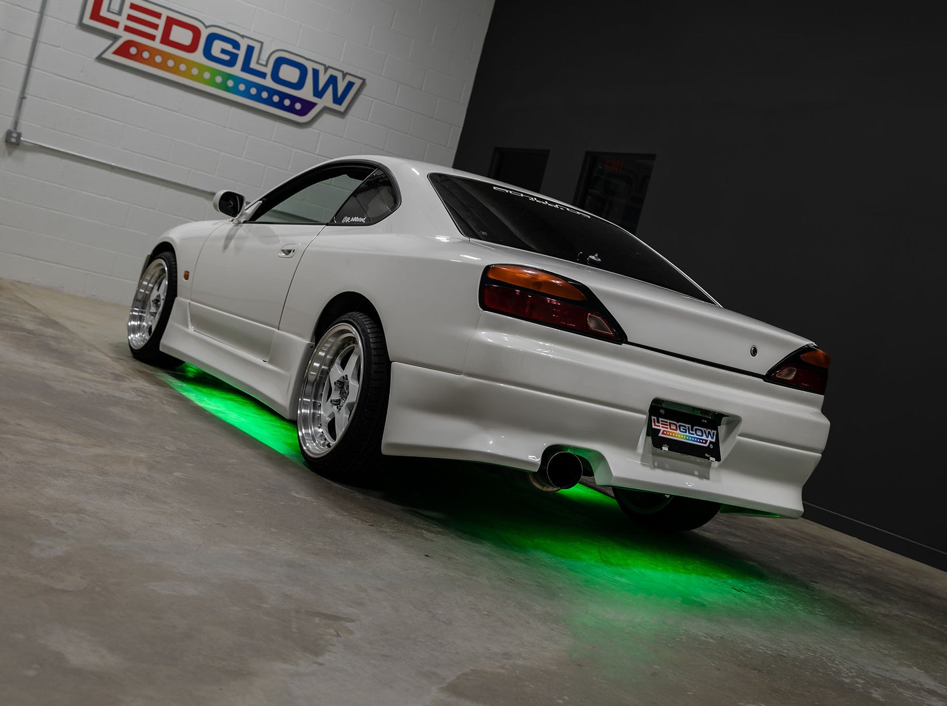 Green LED Flexible Slimline Car Underbody Lighting Kit - Waterproof Neon Glow Lights for Cars, Trucks & Motorcycles - Perfect for Night Driving, Car Shows & Customization