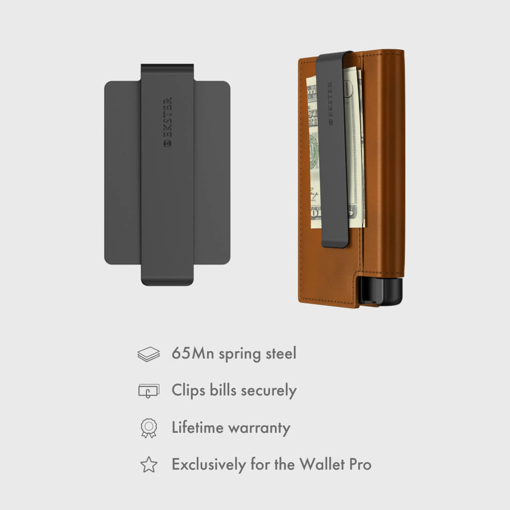 Premium RFID Blocking Leather Wallet with Money Clip - Slim Bifold Wallet for Men, Ideal for Everyday Carry & Travel