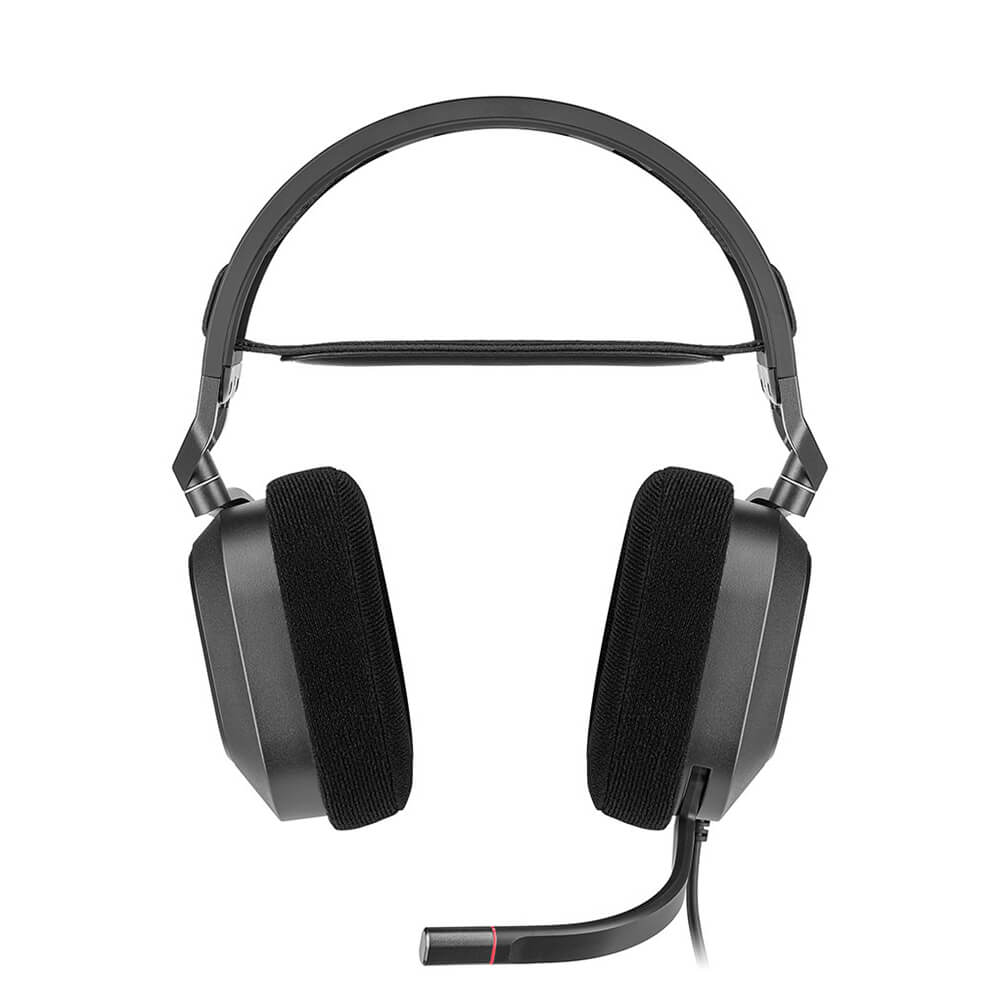 Corsair HS80 RGB USB Gaming Headset with Noise Cancellation - Black | Wireless PC Headphones for Streaming, Esports & Online Gaming