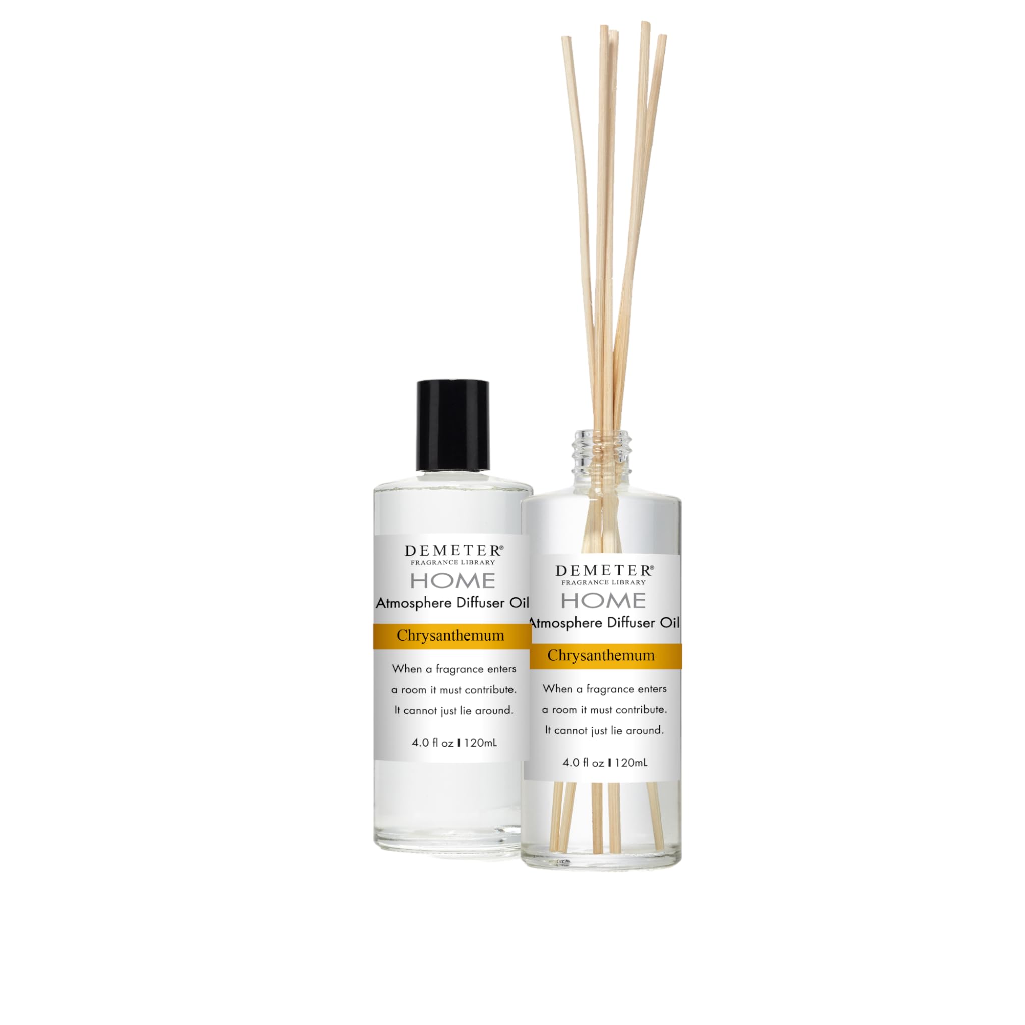 Demeter Fragrance Library 4 oz Chrysanthemum Diffuser Oil - Floral Home Scent for Living Room, Bedroom & Office Aromatherapy
