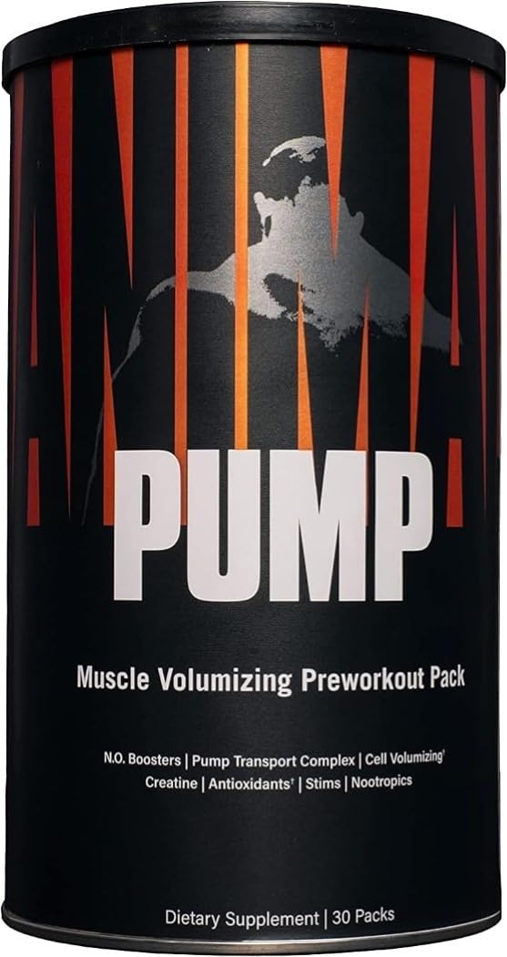 Animal Pump Pre-Workout Supplement - 30 Servings for Muscle Growth & Energy Boost | Ideal for Gym, Bodybuilding & Fitness Enthusiasts