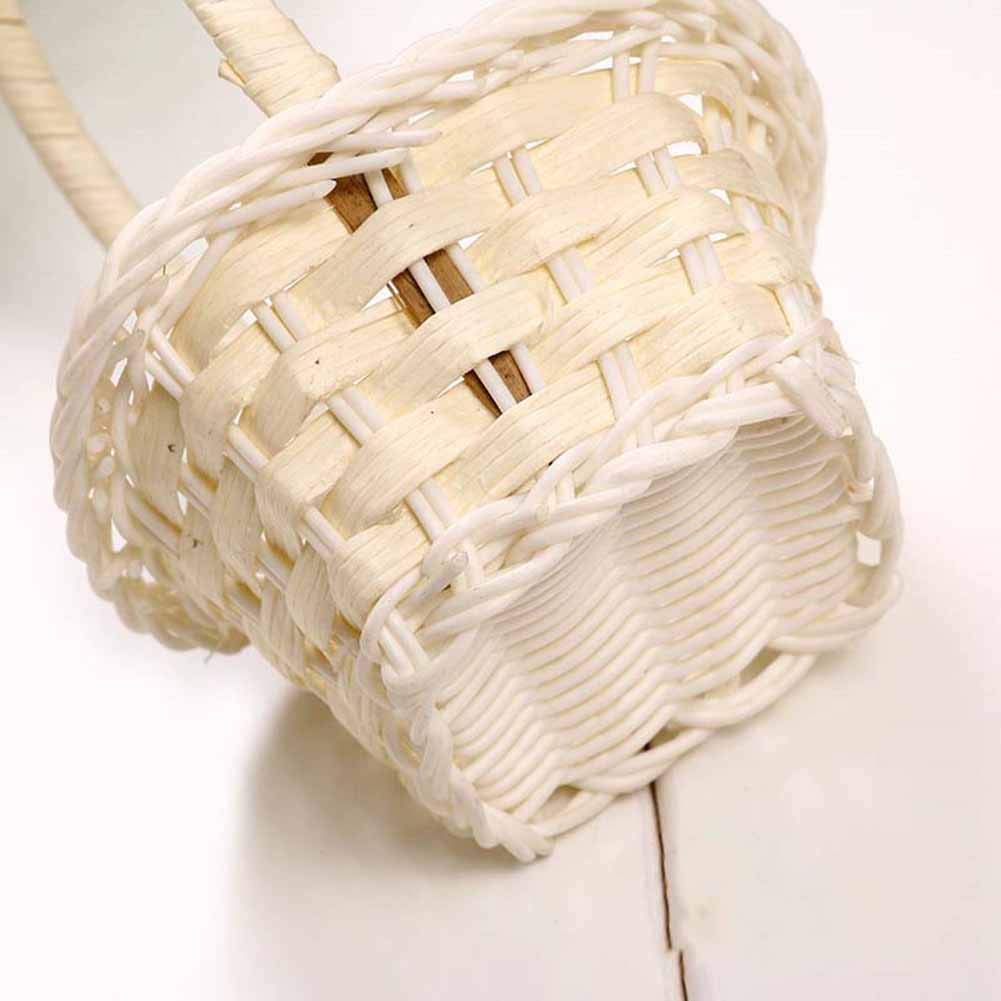 Elegant Woven Willow Picnic Basket - Oval Wicker Storage Basket with Handle for Easter Candy, Wine, Egg Gathering & Heart-Shaped Gifts | Perfect for Outdoor Picnics, Home Decor & Holiday Gift Giving