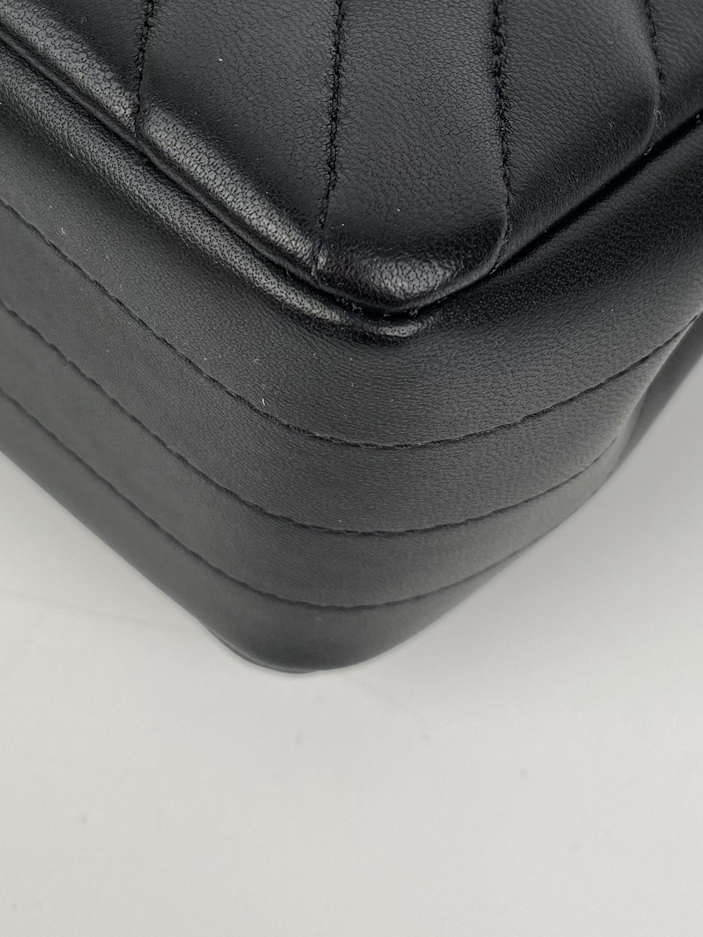 Chanel Mini Black Chevron Classic Flap Bag - Luxury Crossbody Purse for Women | Perfect for Evening Events, Date Nights & Special Occasions