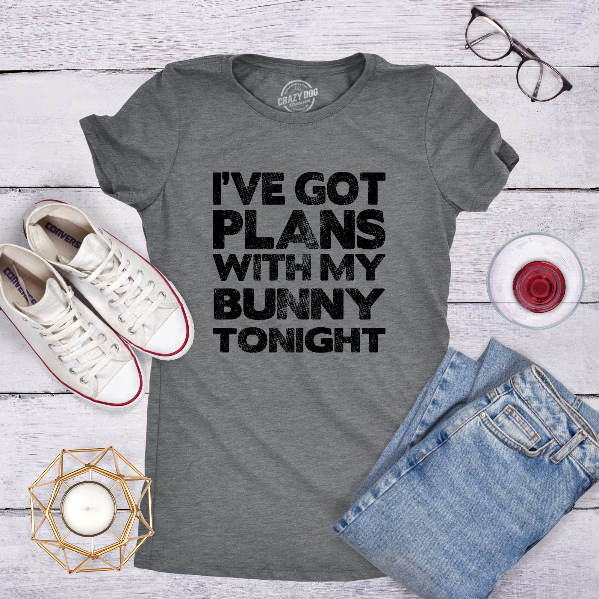 Funny Easter Bunny T-Shirts for Women - Cute Bunny Graphic Tees - Perfect for Easter Parties, Family Gatherings & Spring Outfits