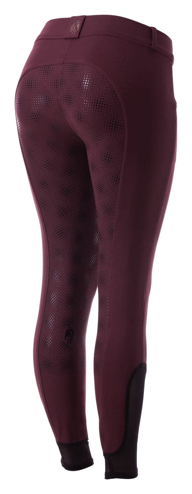 Equinavia Astrid Women's Silicone Full Seat Breeches - Mid Rise Equestrian Riding Pants with Phone Pockets for Horseback Riding & Training