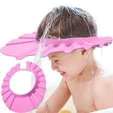 Pink Baby Shower Cap - Soft Cotton Newborn Hat for Photography, Baptism & First Birthday Party - Perfect Baby Shower Gift & Photo Prop