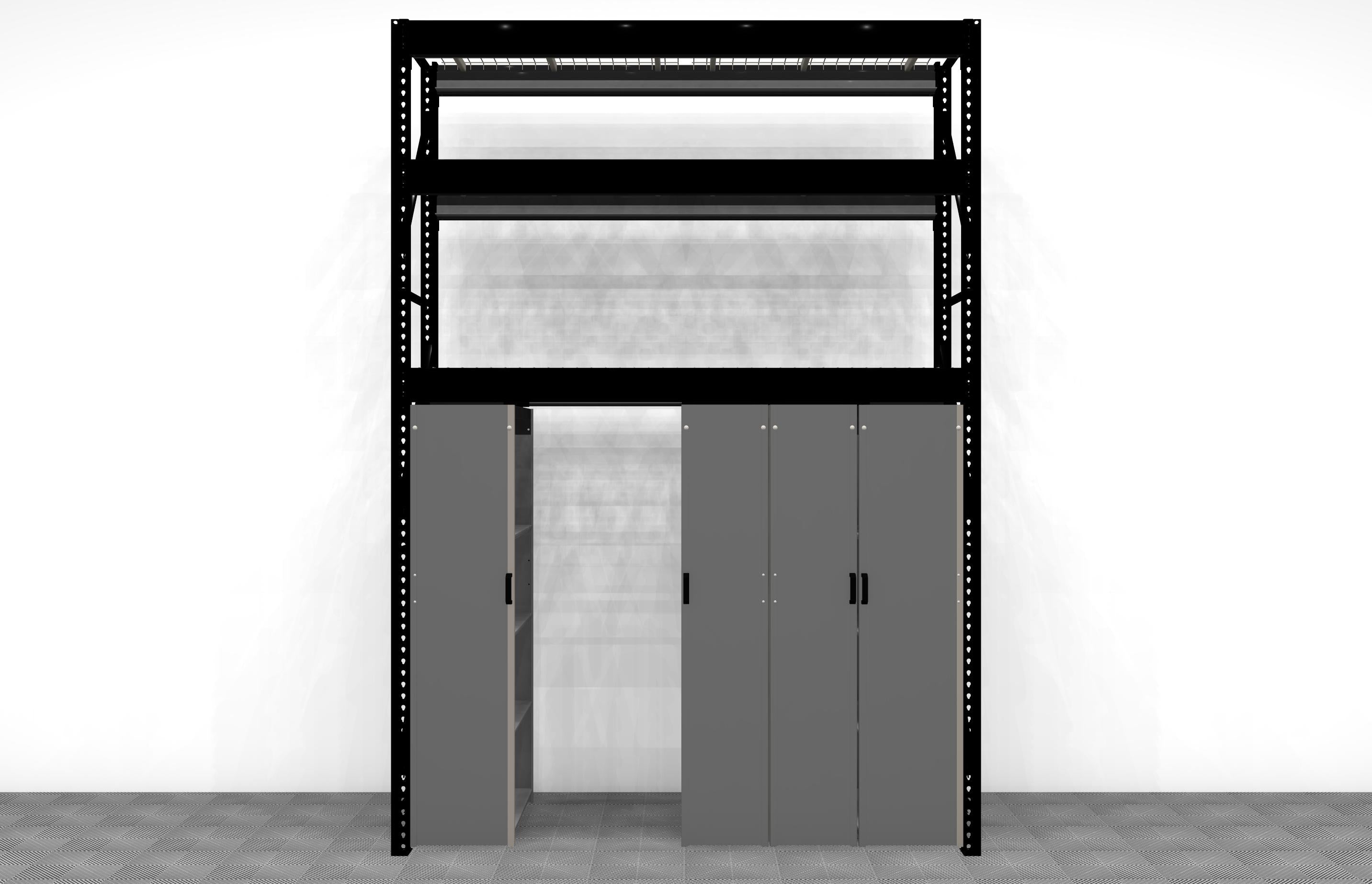 Levrack Heavy Duty Storage Shelving Units - Durable Metal Shelves for Garage, Warehouse & Home Organization