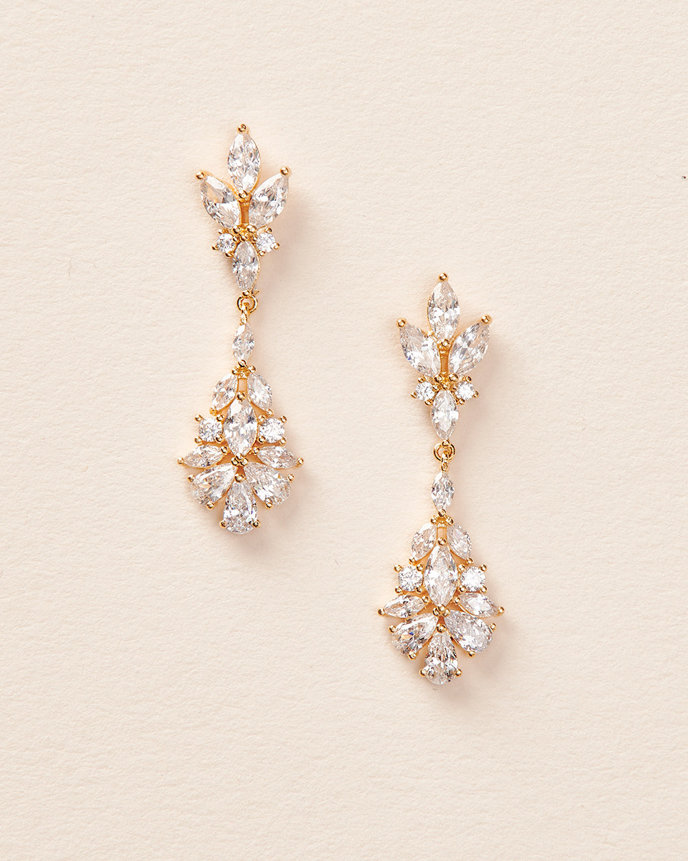Paloma CZ Stud Earrings - Sparkling Cubic Zirconia Earrings for Women, Hypoallergenic & Elegant Jewelry Gift for Everyday Wear, Parties & Special Occasions