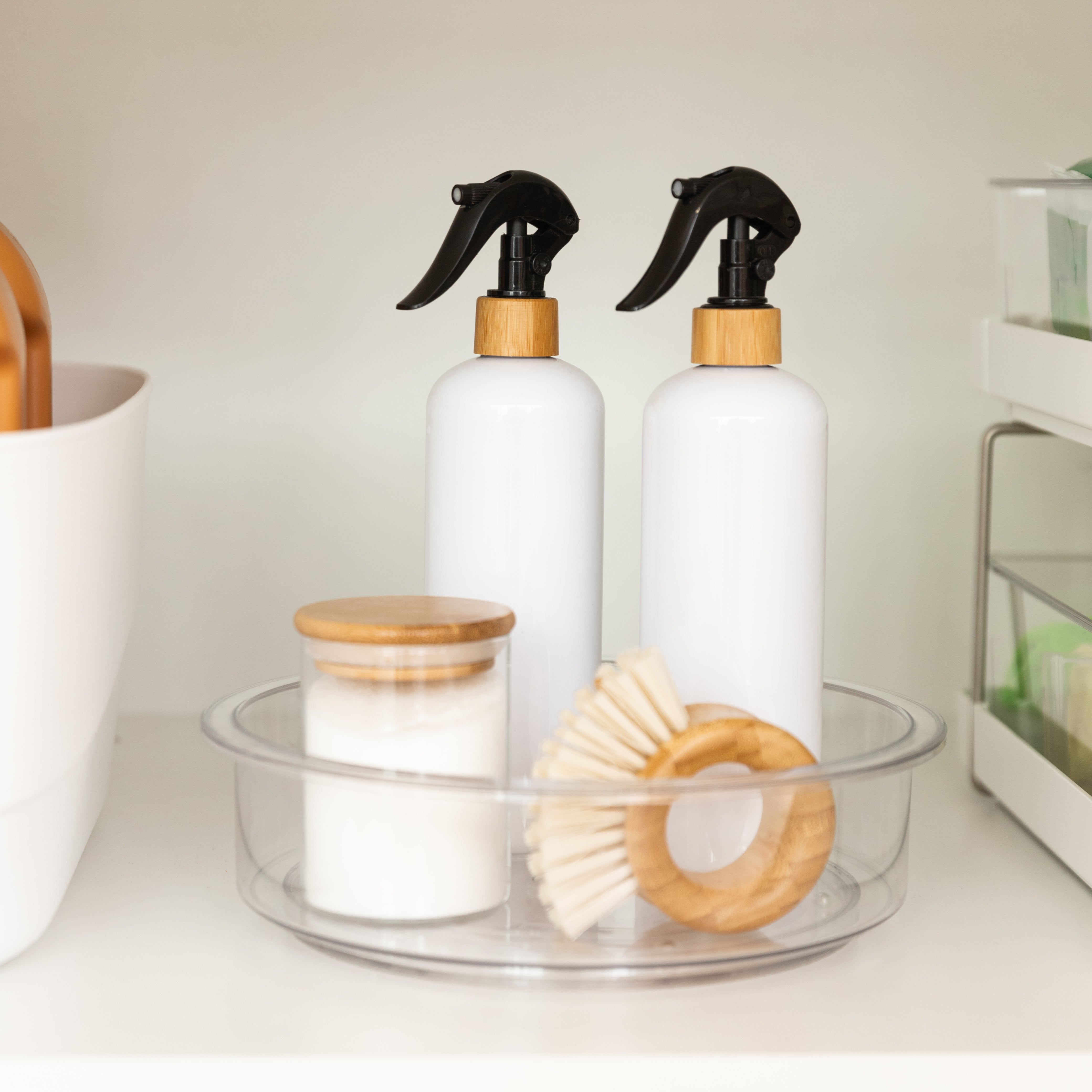 Under Sink Starter Pack - Essential Kitchen & Bathroom Organization Set for Storage & Cleaning Supplies | Perfect for Home, Office & RV Use