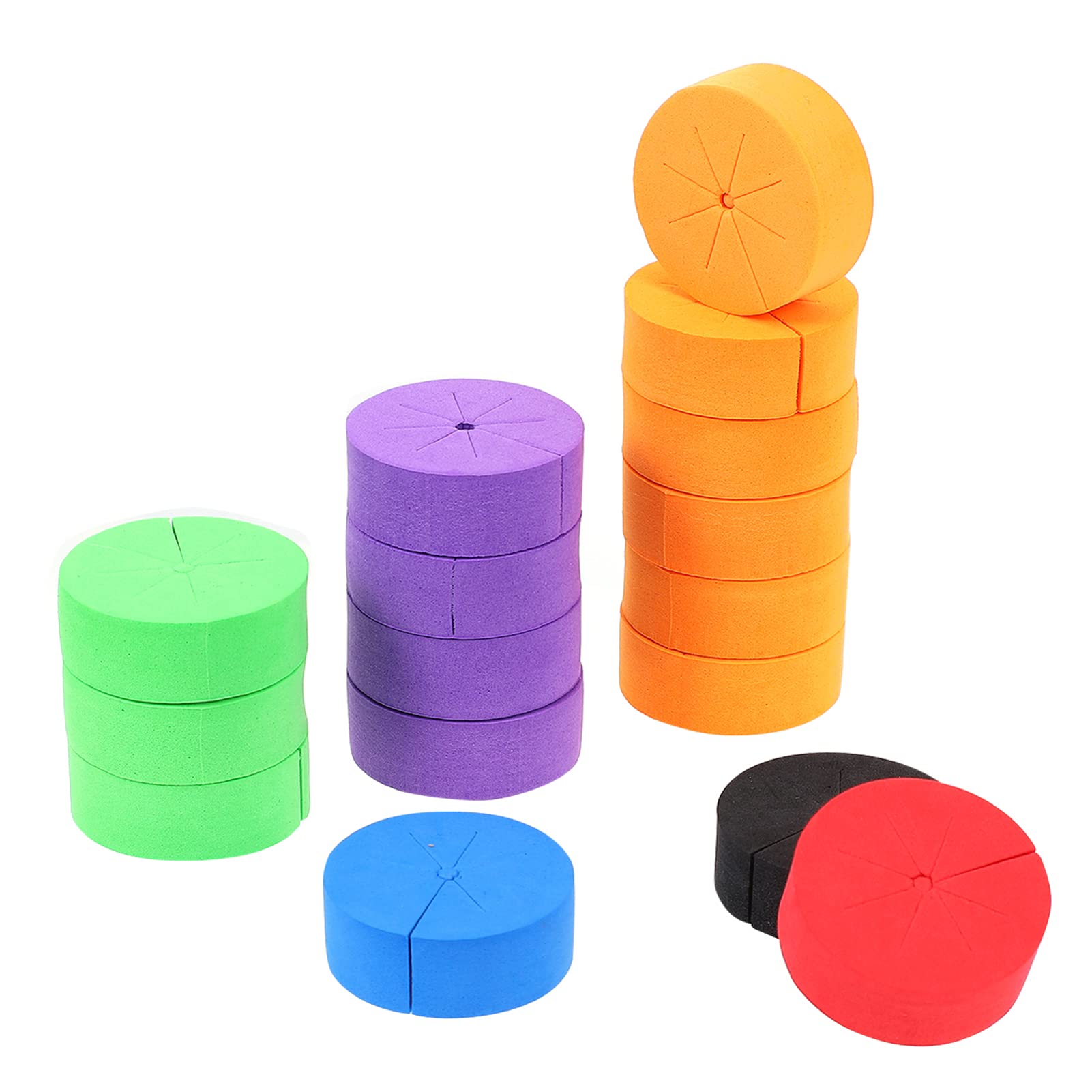 GANAZONO 100 Pcs Garden Clone Collars - Round EVA Plant Support Rings for Hydroponics, Seedlings & Plant Propagation - Perfect for Indoor Gardening, Greenhouse & Vertical Farming