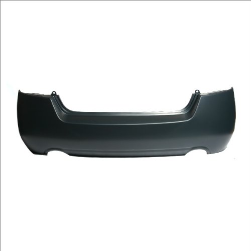 CarPartsDepot Rear Bumper Cover Replacement - Primed 4D Plastic Unpainted for Smooth Paint Finish | Fits Multiple Models (Part# 352-36562-20-PM NI1100248 85022JA040) | Perfect for Collision Repair & Vehicle Restoration Projects