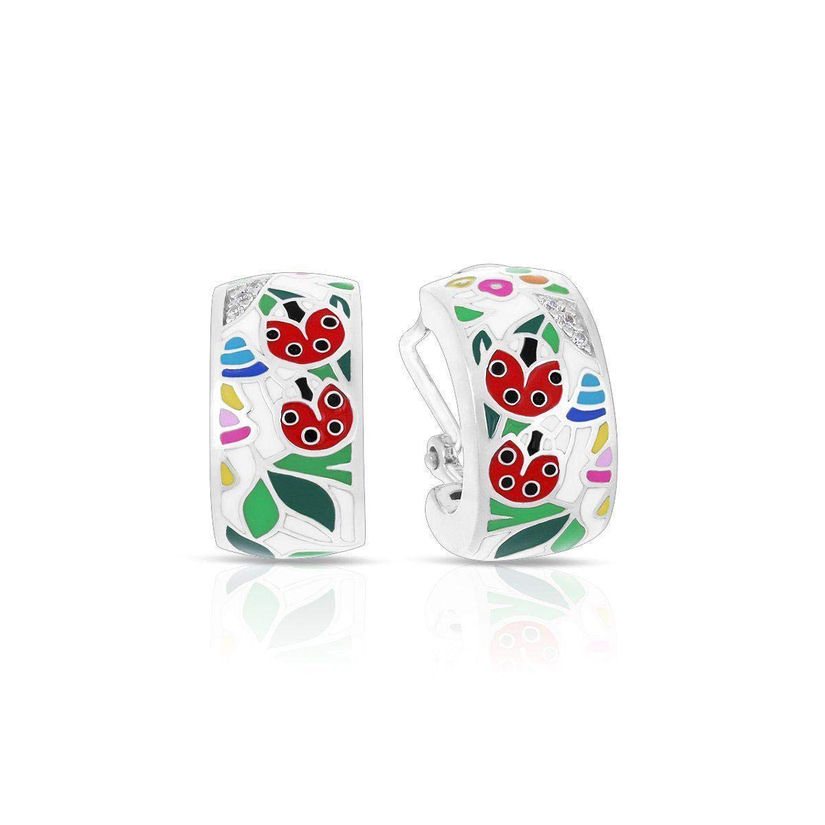 Cute Ladybug Earrings for Women - Stainless Steel Stud Earrings with Red & Black Enamel - Perfect for Everyday Wear, Gifts & Spring Fashion