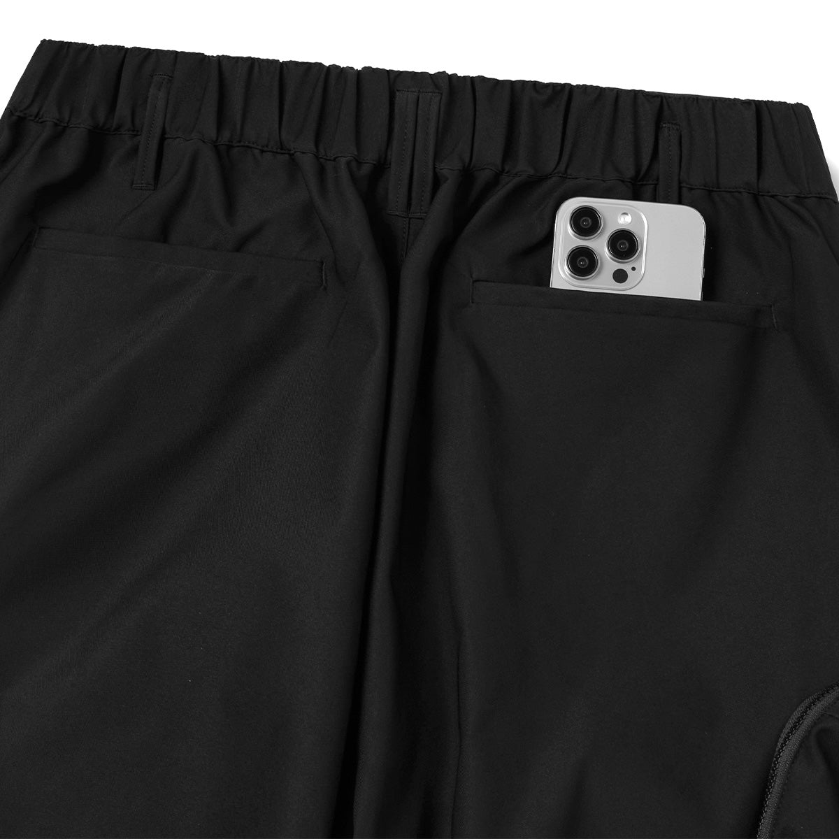 8SE 01P 4DX Module Tech Utility Pants for Men - Durable Work Pants with Multiple Pockets - Black Tactical Pants for Outdoor, Hiking, and Construction Work