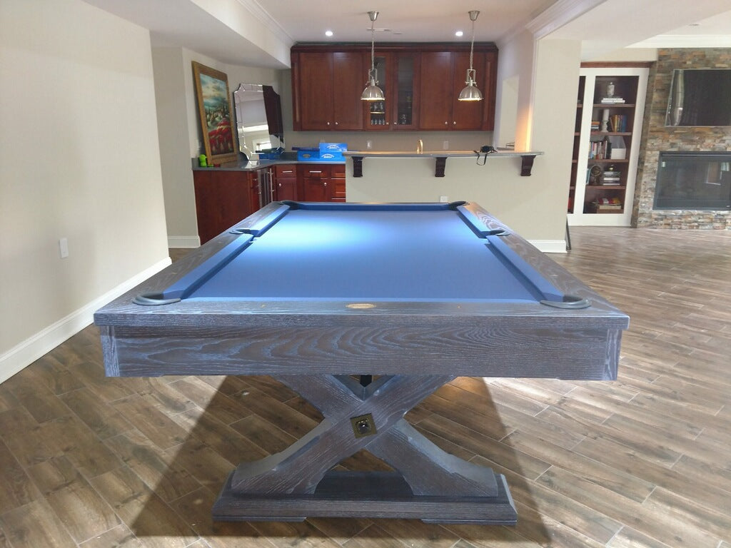 Olhausen Tustin Pool Table - Premium 8-Foot Billiard Table for Home & Game Room | Perfect for Family Fun & Professional Play