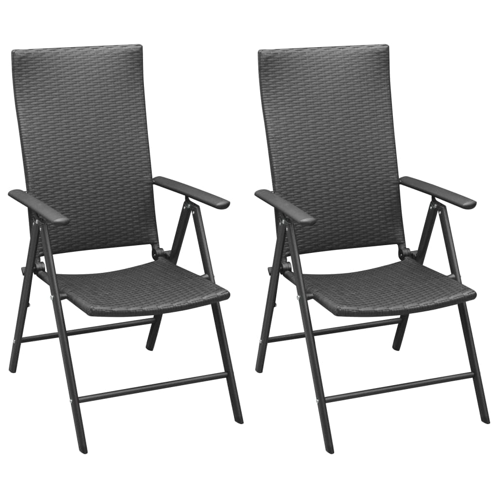 Weather-Resistant 3-Piece PE Rattan Patio Dining Set with Adjustable Backrest Chairs & Aluminum Glass Table - Lightweight Sturdy Outdoor Furniture for Garden, Patio, Terrace - Perfect for BBQs, Poolside Relaxation & Summer Entertaining