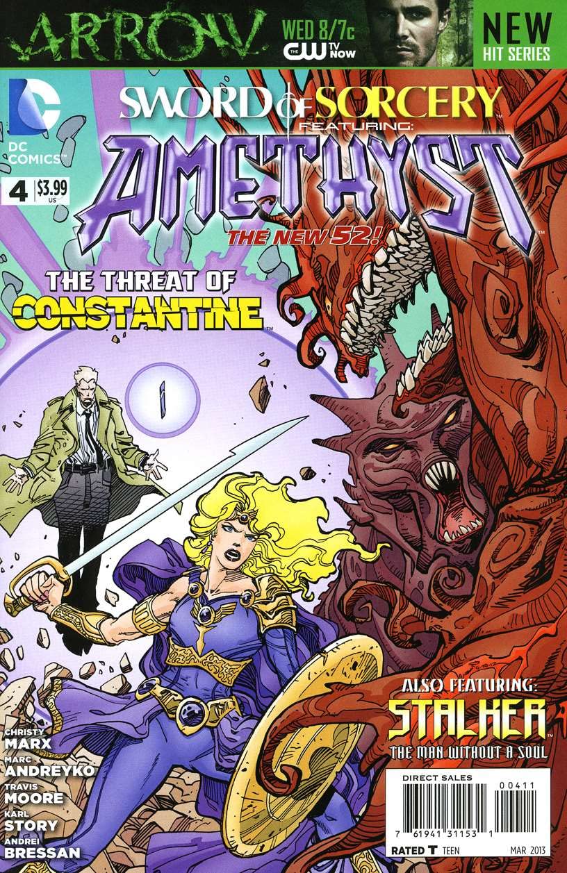 Sword of Sorcery (2nd Series) #4 VF DC Comics | New 52 Amethyst Constantine - Collectible Comic Book for Superhero Fans & Fantasy Readers - Perfect for Collectors, Gifts, and Comic Book Displays