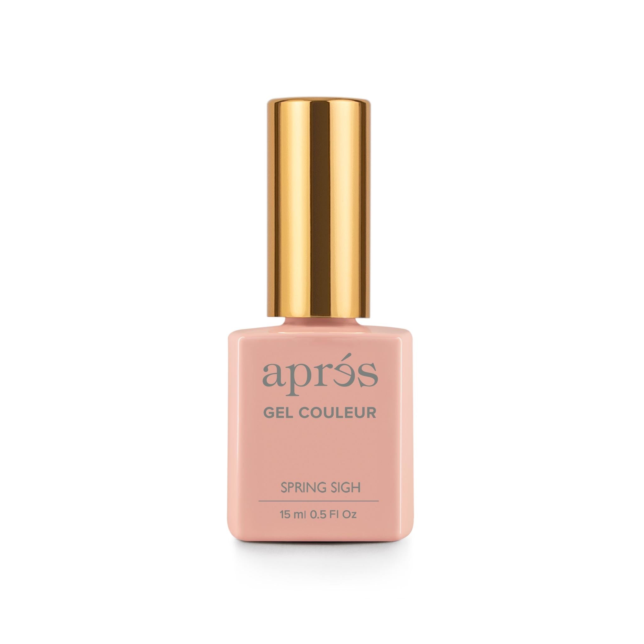 Apres Gel Polish Color - Spring Sigh Nail Lacquer | Long-Lasting UV/LED Gel Nail Polish for Manicures & Pedicures | Perfect for Spring Nail Art, Bridal Looks & Salon Use