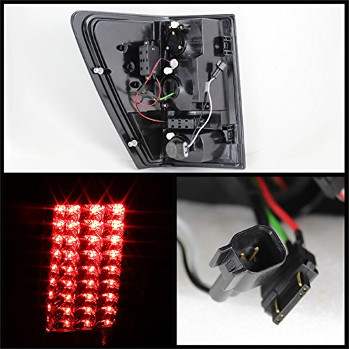 Spyder Auto 5070227 LED Tail Lights - Chrome/Smoke Lens - High Visibility & Style for Trucks, SUVs & Jeeps - Perfect for Night Driving & Custom Upgrades
