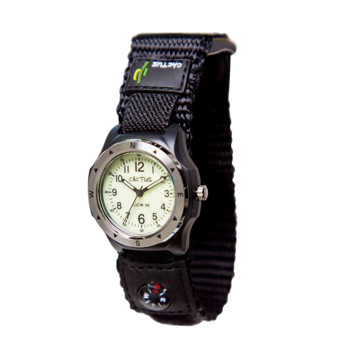 Cactus Navigator Kids Boys Water Resistant Watch with Compass - Outdoor Adventure Sports & Hiking Gear for Children