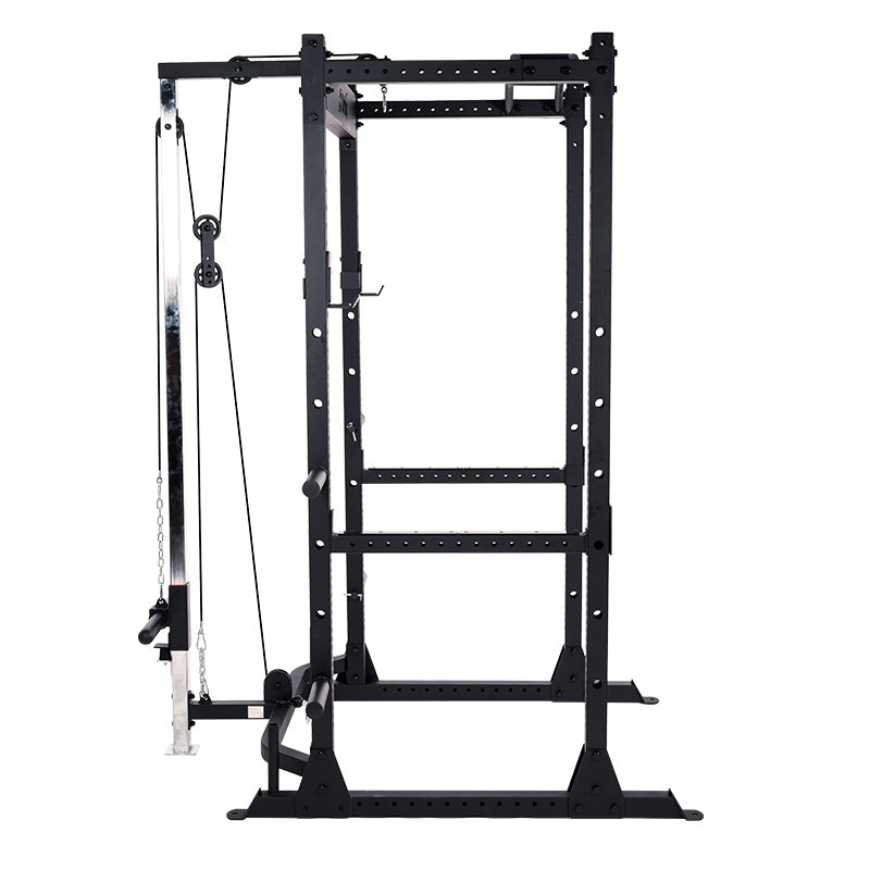 Orbit OBB025N Power Cage with Dip and Lat Attachments - Heavy Duty Home Gym Equipment for Strength Training & Weightlifting | Perfect for Garage, Basement & Home Workouts
