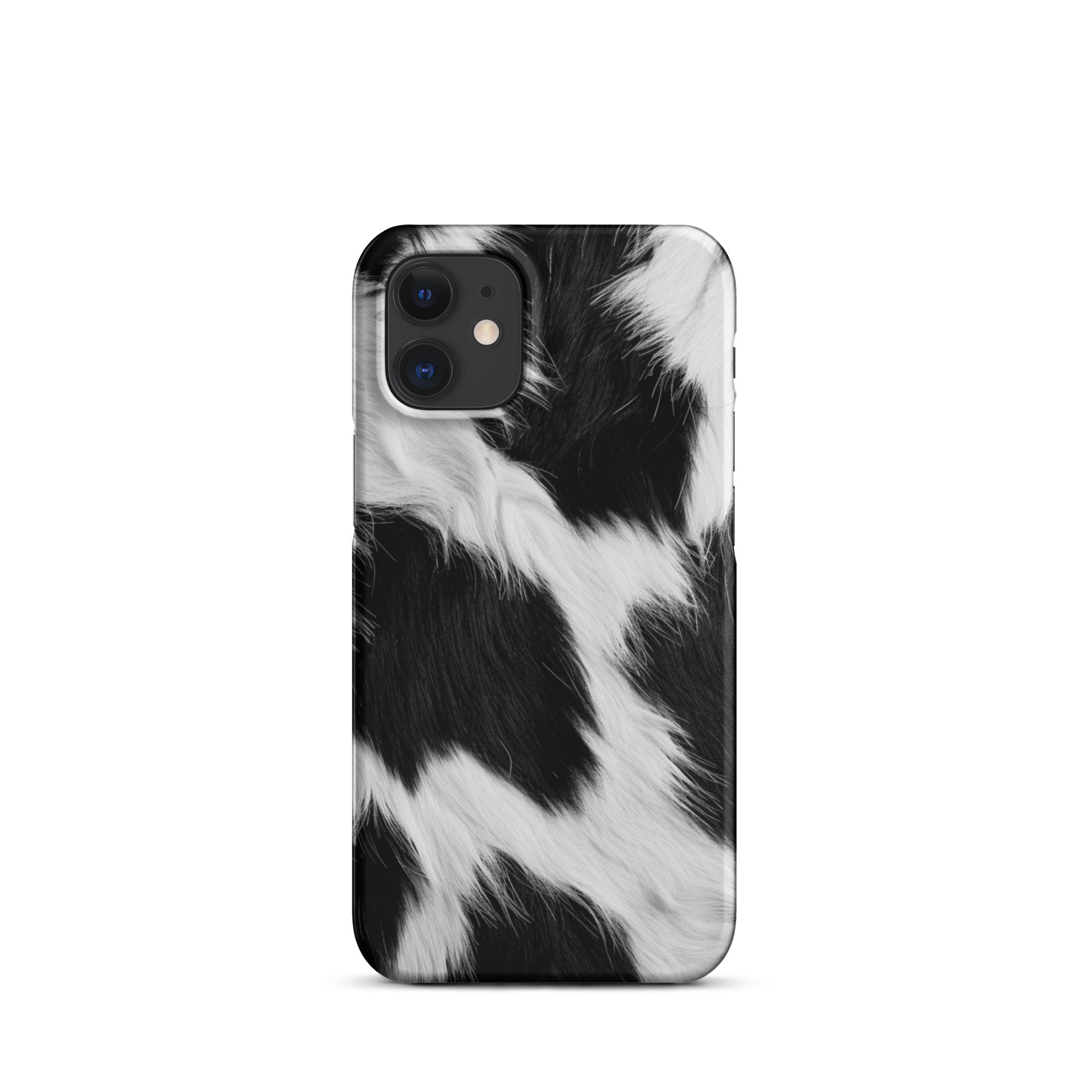 Cow Print iPhone Snap Case - Trendy Animal Design Protective Cover for iPhone 11/12/13/14/15 Pro Max - Perfect for Farm Lovers & Country Style Accessories