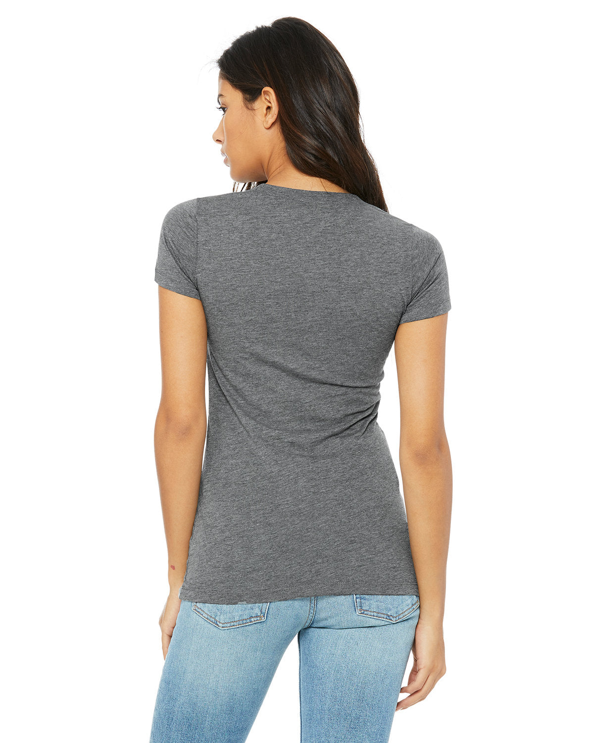 Bella + Canvas B8413 Women's Triblend Short Sleeve T-Shirt - Soft & Comfortable Casual Tee for Everyday Wear, Gym, and Outfits
