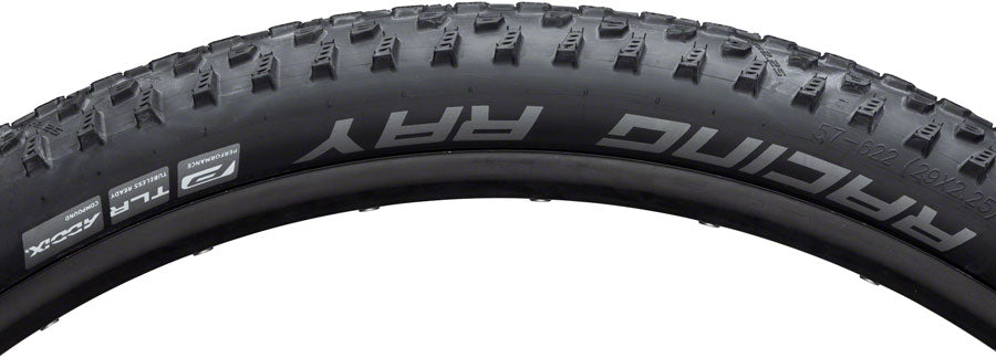 Schwalbe Racing Ray 29 x 2.25 Tubeless Folding Performance Line Bike Tires - 2 Pack (11601111) for Mountain Biking & Trail Riding