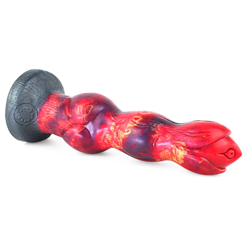Premium Liquid Silicone Alien/Fido Dildo with Strong Suction Cup - BeHorny Adult Sex Toy for Solo Play & Couples Fantasy | Waterproof, Body-Safe & Easy to Clean for Bedroom, Shower & Travel Use