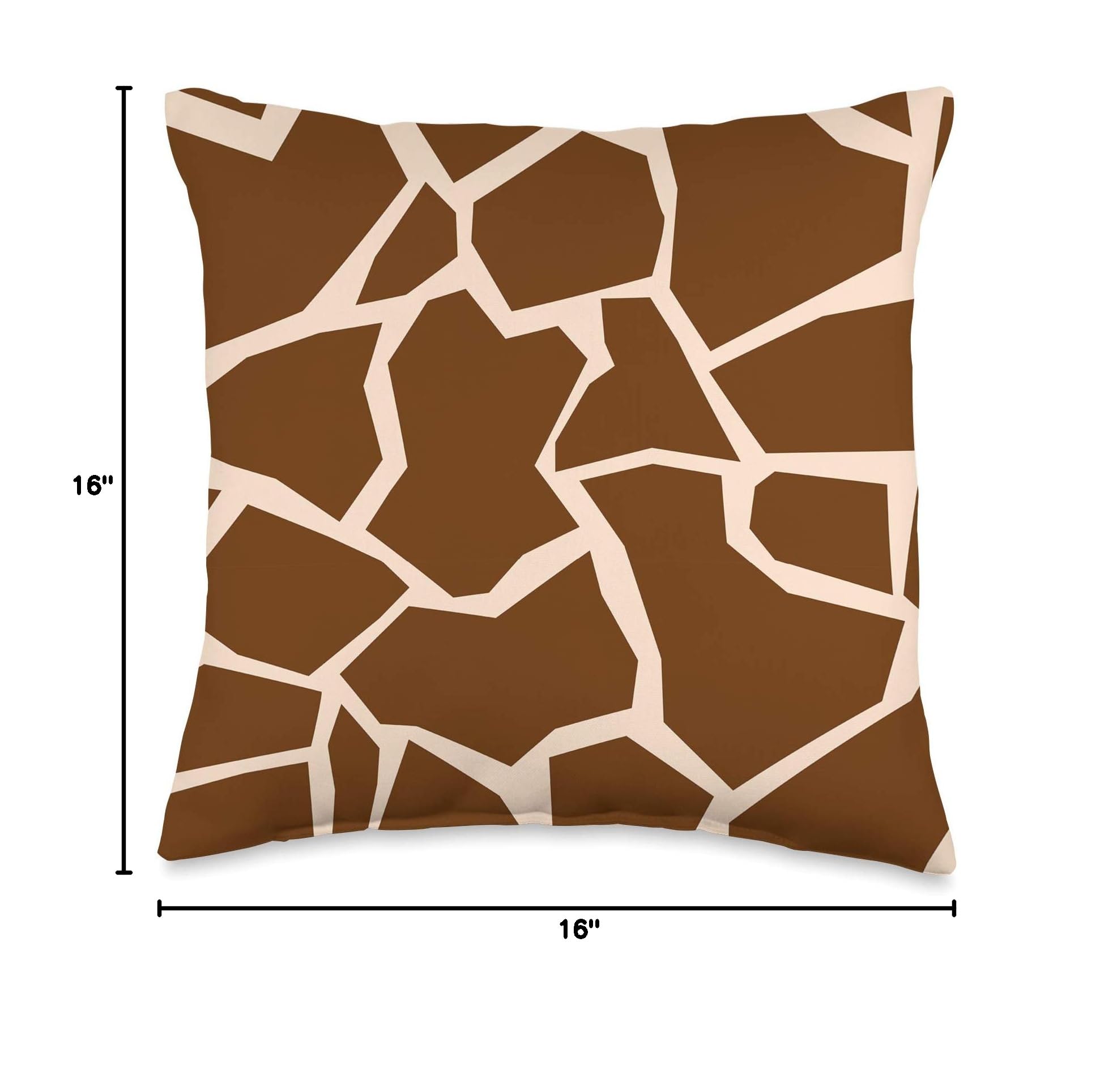 Giraffe Print Throw Pillows for Couch - Soft Decorative Sofa Pillow Covers with Cute Giraffe Pattern - Perfect for Living Room, Bedroom, Nursery Décor and Home Accents