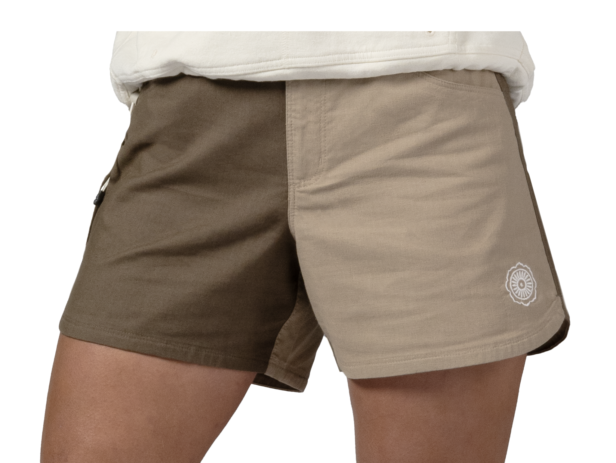 Kinisi Women's Hemp Shorts - Breathable & Comfortable Summer Casual Shorts for Yoga, Beach, and Outdoor Activities