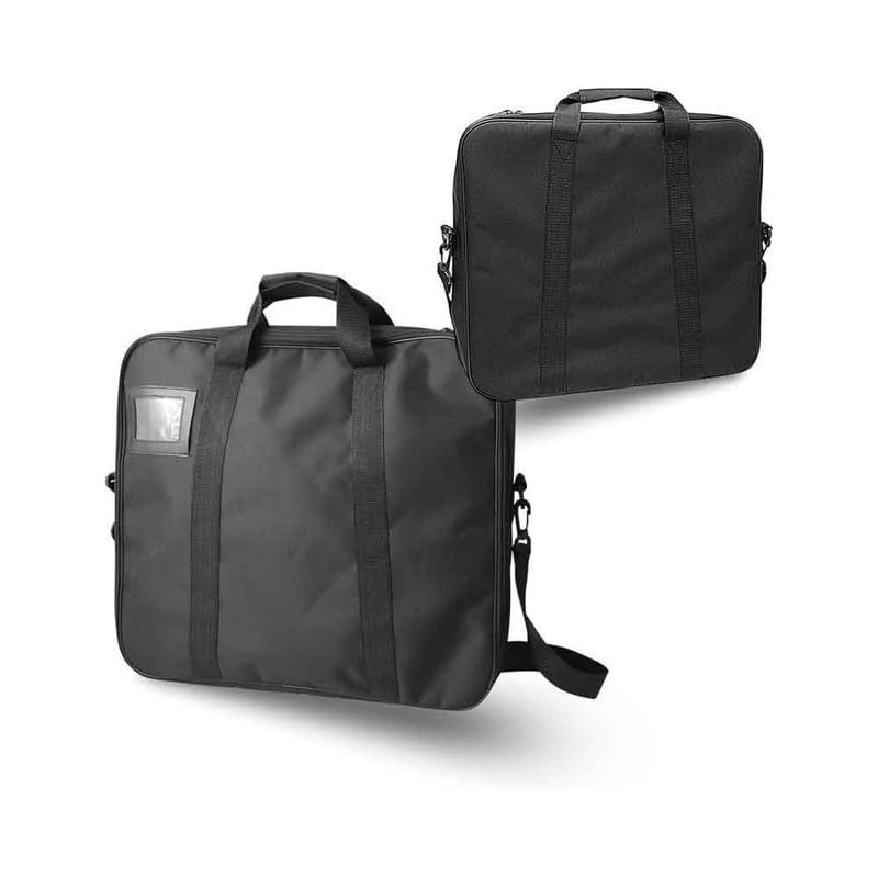 Masonic Apron Carrying Case - Lightweight Black Soft Apron Storage Bag for WM/MM & Provincial Regalia - Perfect for Lodge Meetings, Ceremonies & Travel Protection